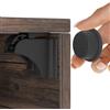 WunderHippo Chiusura Magnetica Nera per Cassetti & Ante - 20 Serrature + 4 Chiavi - Chiusura Autoadesiva per Mobili - Blocco di Sicurezza Magnetico per Bambini