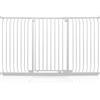 Safetots Cancelletto di Sicurezza Elite Extra Alto, 179cm - 188cm, Bianco Opaco, Extra Alto con 96.8cm di Altezza, Cancelletto di Sicurezza a Pressione per Scale, Barriera di Sicurezza