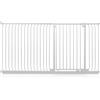 Safetots Cancelletto di Sicurezza Elite Extra Alto, 189cm - 198cm, Bianco Opaco, Extra Alto con 96.8cm di Altezza, Cancelletto di Sicurezza a Pressione per Scale, Barriera di Sicurezza