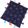 ULDIGI Asciugamano in Maglia Morbida con Giocattolo e Etichette Colorate Fazzoletto Comfort per Prima Infanzia e Bagnetto Stimola Curiosità e Calma