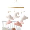 Generico Giochi Appendibili Per Culla | Carillon Con Pendenti Morbidi A Forma Di,Giocattoli Per Carrozzine, Decorazioni Cameretta, Regali Baby Shower E Feste Di Completo
