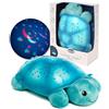 Cloud b Twinkling Twilight Turtle Aqua, Proiettore Galassia Luce Notturna e Macchina del Rumore Bianco Rilassante per Neonati | 8 Costellazioni, 2 Melodie, 3 Colori | Luce Notturna Stellata per