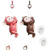 FytStycale Giocattolo a Corda per L'apprendimento Interattivo E Lo Sviluppo Delle Abilità Nei Bambini, Marrone Rosa, Taglia unica bambino