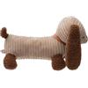 Jollein Peluche Cane - Diego Dog - 30 cm - In Tessuto a Coste e Bouclé - Biscotto & Marrone