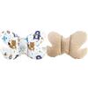 Medi Partners Cuscino per la testa per bambini, 100% Cotone/Minky cuscino cervicale per auto passeggino viaggi sonno collo