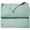 lulumoon ulu moon Coperta in mussola per neonati - Coperta traspirante per neonati, Coperta per Culla per Bambini, Coperta in Mussola per Bambini, Ragazze, Ragazzi 120x120cm (Salvia)