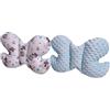 Medi Partners Cuscino per la testa per bambini, 100% Cotone/Minky cuscino cervicale per auto passeggino viaggi sonno collo