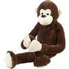 Heunec Misanimo 331471 - Scimmia in peluche, 100 cm, colore marrone