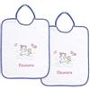 Coccole - Set Asilo Materna 2 Bavaglini Personalizzati con Nome in Cotone Anallergico - Set Asilo Personalizzato con Nome - Bavaglino Personalizzato Unicorno Bluette