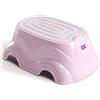 OKBABY Herbie Pedana Sgabello Alzabimbo con Gomma Antiscivolo per Bambini, Rosa