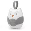Benkeg Ciuccio Portatile della Macchina del Rumore Bianco del Gufo con 10 Canzoni di Musica Leggera 2 Suoni Naturali 2 ninne nanne Cinturino in Silicone per Neonati