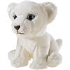 Heunec MISANIMO 237575 Leone bianco seduto 15 cm, bianco