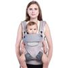 LUFFCABO Trasportino Ergonomico All-Season LUFFCABO, Portabebè, Marsupio Neonato 0-36 Mesi, Marsupio Ergonomico Neonato, Marsupio Bambino, Marsupio Porta Bambino 3-15kg (Grigio nebbioso)