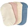 Zip&Dream Topponcino Montessori o Cuscino di Sicurezza per Neonato, Sfoderabile, Puro Cotone, Interno in Pura Lana Vergine, 100% Made in Italy, Collezione Puro - Azzurro