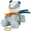 Nattou Peluche Musicale, Felix il Tasso, Giocattolo Interattivo per Neonati con Suoni e Melodie, 29 cm, Blu Polveroso
