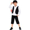Fun Shack Costume Scolaretto Bambino, Costume Vittoriano Halloween | Camicia, Knickerbockers, Gilè & Berretto, Stile Vittoriano, Perfetto per Halloween, Ideale per il Gioco di Ruolo