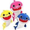 MIFKLMV Peluche Shark Soft Animal dello, Adorabile bambola di peluche, Peluche di Shark cartoni animati, Bambola di Peluche Giocattoli, Regalo perfetto per bambini e bambine