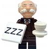 LEGO Minifigure Muppets Series: Waldorf Minifig with Additional Purple Cape (71033)