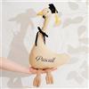 KEMEILA Peluche di anatra di laurea personalizzato da 50 cm, grande anatra farcita (oca) con berretto di laurea e nappa multicolore, regalo personalizzato per classe 2026 per laureati delle scuole