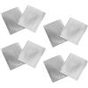 SHERCHPRY 8 Pezzi Rotolo di Alluminio Ondulato Argento per Modellismo, Materiale Realistico in Metallo Resistente per Tetti di Case in Miniatura e Progetti Architettonici