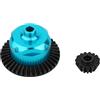 RZXYLRC Set di ingranaggi differenziali in metallo per Tamiya TT-02 TT-02B TT02 TT02B 1/10 RC Giocattoli Parti di aggiornamento auto (blu)