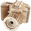 UPKOCH Legno Puzzle di Fotocamera a Forma per Bambini 3d | Miniatura Assemblabile, Regalo per Bambini, da Dipingere, per Scaffale e Fantasia Creativa