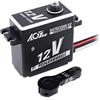 AGFRC 45KG Waterproof Digital Servo High-Torque - Programmable 12V Metal Gear Coreless Servo for 1/8 1/10 RC Models, Control Angle 180° (SA75CVSW V2)