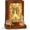 FUNPOLA La Bella e la Bestia Lamp LED Puzzle 3D in Legno per Adulti | Interno Castello Romantico, Luce Calda Tattile, Dettagli Rosa Pianoforte, 82 Pezzi da Montare, Montaggio 2-4H, Lampada Fiaba