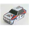 Radiokontrol Carrozzeria 1/10 On Road Tipo Lancia Delta Bianca Ritagliata HSP Tamiya Himoto Thunder Tiger SEBEN