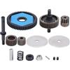 HERCHR Ingranaggi di Trasmissione con Motoriduttore, Ingranaggi di Trasmissione per Veicoli RC con Ingranaggio Motore Accessorio per Axial SCX10/SCX10 II 90046 90047 RC Car