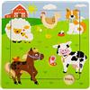 Viga Toys 50837 - Puzzle della scoperta, fattoria