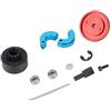 HERCHR Set Frizione velocità Volano 13T, Set Variatore Frizione velocità RC Set Frizione E Cuscinetti 1/10 RC per Motore Nitro 1/10 RC(Rosso)