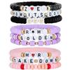 JSTHHTT 9 Pezzi Braccialetti K-pop, Braccialetti Amicizia, Bracciali Personalizzati, Accessori K-pop per Donne Ragazze, Regali per compleanno Natale