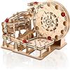 Cuteefun Puzzle 3D in Legno con Ingranaggi Meccanici, Kit Artigianale per Adulti Adolescenti, Decorazione Scrivania e Regalo per Compleanni Natale (Astrolabio Percorso Palle)