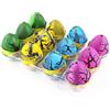 XICHEN® 12 uova di dinosauro carino magico che cresce uovo di dinosauro aggiungere acqua, regalo per bambini, giocattolo gonfiabile (rosso, giallo, blu, verde)