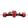 INJORA RC ASSE Anteriore Alluminio CNC con 13T Ingranaggio a Vite Senza Fine per Axial SCX24 Deadbolt C10 JLU Gladiator Bronco 1/24 RC Crawler Upgrade Parts