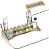 PROSCALE Paint station postazione lavoro modellismo. Porta colori acrilici per modellismo Postazione pittura per bottiglie colori citadel per miniature modellismo warhammer (Tabella B)