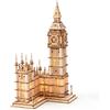 Rolife Puzzle 3D Legno per Adulti Modellismo da Costruire Vintage Kit Modello 220 Pezzi, Big Ben