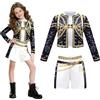 JIASHA Costume cosplay uniforme, 3pcs Kp0p Costume Bambina Set, Animes Cosplay Costume, K-p0p Costume, cacciatori di dem0ni, Bambini Carattere Carnevale Natale Party