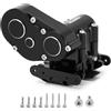 INJORA Trasmissione Completa con Skid Plate in Ottone per Axial SCX30 1/30