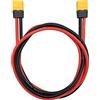 Nuofany XT60 XT60H, cavo di prolunga XT60 maschio a XT60, adattatore di prolunga con cavo da 12 AWG da 100 cm, per RC FPV auto aereo drone batteria LiPo
