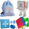 Oostifun MoYu MoFang JiaoShi RS3M V5 M Maglev Ball-core UV versione rivestita 3x3x3 Cubing Classroom 3x3 Cube Puzzle con un cubo Robot display box (Multi colore)
