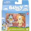 Bluey Set di 2 action figure articolate con personaggio del vicino Chucky, piccole action figure per bambini dai 3 anni in su