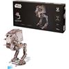 UGEARS Star Wars™ AT-ST Walker™ Puzzle 3D Legno - Puzzle Adulti Modellino da Costruire per Appassionati - 3D Puzzle Star Wars Meccanico da Collezione - Costruzioni Legno - 370 Pezzi