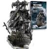 Piececool 3d Metal Puzzle Nave Pirata, L'olandese Volante 3D Puzzle Metallo per 340 Acciaio Inossidabile, 1:1 Ripristina, Regalo di Compleanno, modellismo da costruire adulti, 369 Pezzi