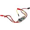RiToEasysports RC Brushed ESC, RC Brushed Motor Speed Controller Bidirezionale 2s‑3s Lipo 5A Two Way ESC Motor Ricambi per Modellini di Barche Accessori per Modelli di Nave