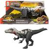 Mattel Jurassic World La Rinascita Predatori Giganti Chilantaisaurus, specie di dinosauro giocattolo di grandi dimensioni, 2 attacchi furiosi, gioco digitale, JGB95