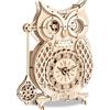 Cuteefun Modellismo in Legno da Costruire per Adulti, Orologio Gufo Puzzle Meccanico 3D da Costruire, Kit Costruzione in Legno 3D, Idea Regalo per Ragazzi Ragazze Uomini e Donne