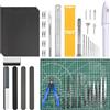 WOOWAIR 53 Pezzi Gundam Model Tools Kit, Set di Strumenti per Hobby Assembler, Strumenti di Modellazione Gundam di Base e Set Artigianale per Costruzione, Riparazione e Fissaggio