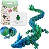KUBDPQOR Set decorativo uovo di drago stampato in 3D con figura articolata, contenitore decorativo con busta e biglietto regalo